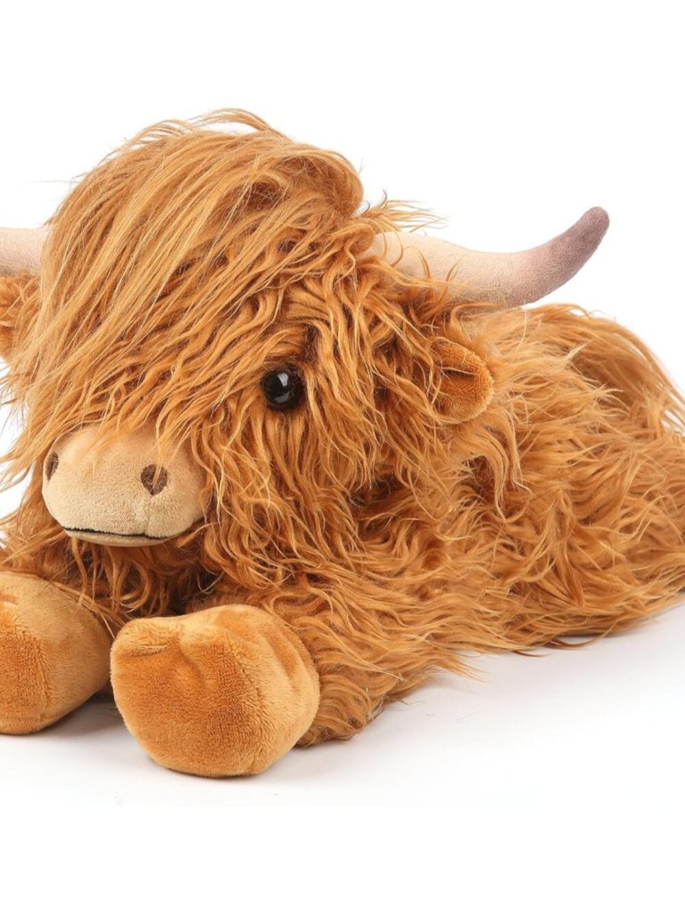 Highland Cow Stuffed Animals, Microwavable Stuffed Animals Heating Pad For Cramp